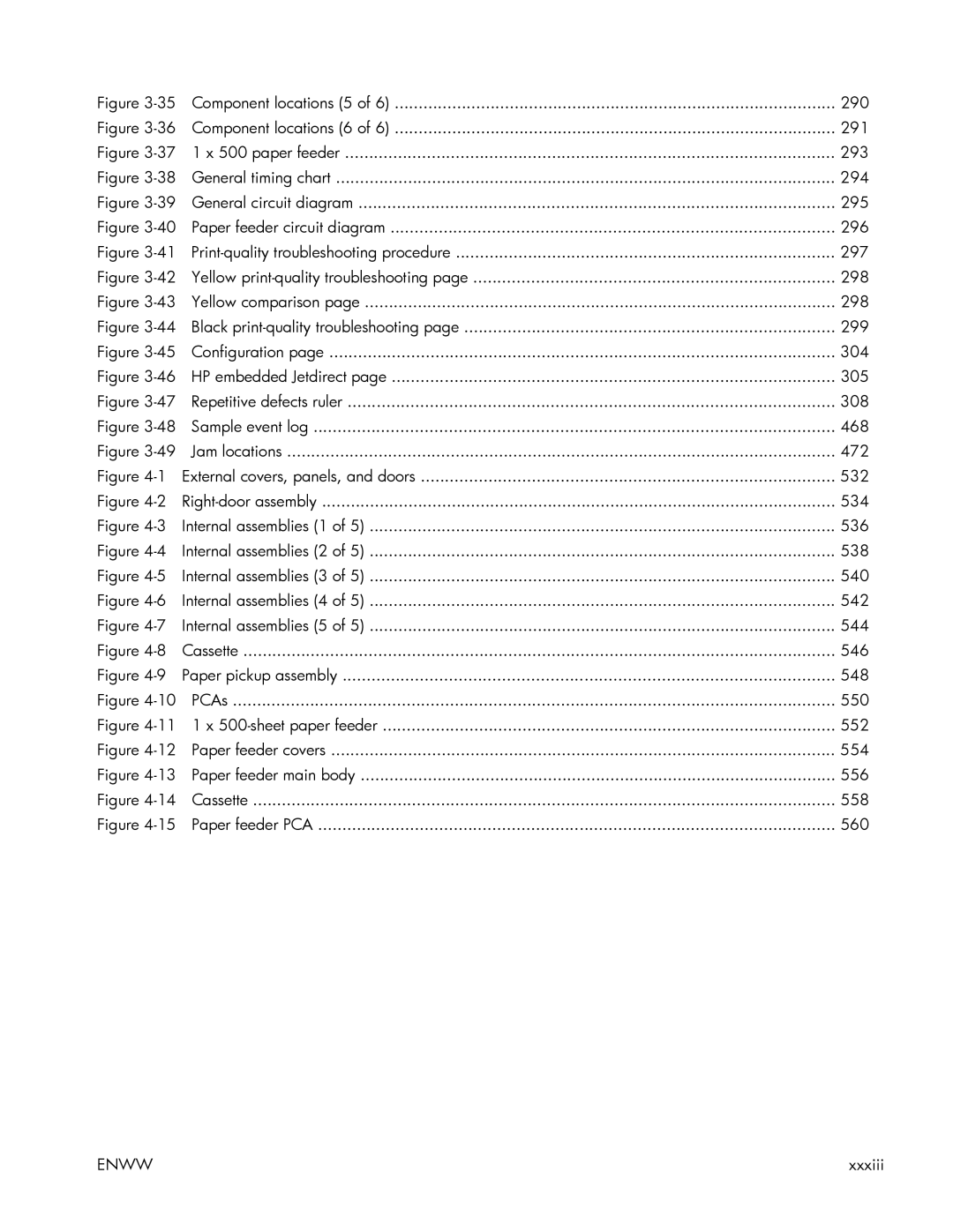 HP Enterprise 500 manual Component locations 5 290 